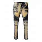 balmain jeans stretch distressed skinny bikers or